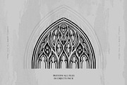 Gothic Windows, an Object Graphic by Norse Moss (Thumbnail 2 of 6)