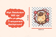 Lucky Horse Chinese New Year Clipart, an Animal Illustration by Blumensdiary (Thumbnail 3 of 6)