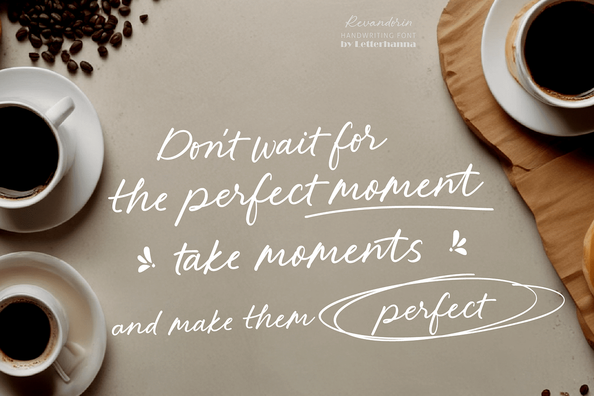 Revandorin Font, a Script Font by Letterhanna Studio (Photo 10 of 13)