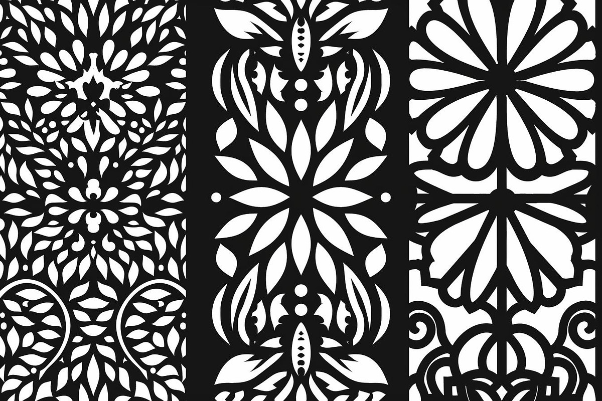 Elegant Geometric & Floral Laser Cut, an Object Illustration by jahid234 (Photo 10 of 11)