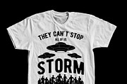 Storm Area 51 T-Shirt Design, an Illustration by CJR Designs (Thumbnail 3 of 3)