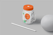 Mason Jar Mockups, a Packaging Mockup by megostudi0 (Thumbnail 2 of 7)