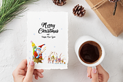 Christmas Greeting Card Template, a Card Template by ElephantArts (Thumbnail 2 of 8)