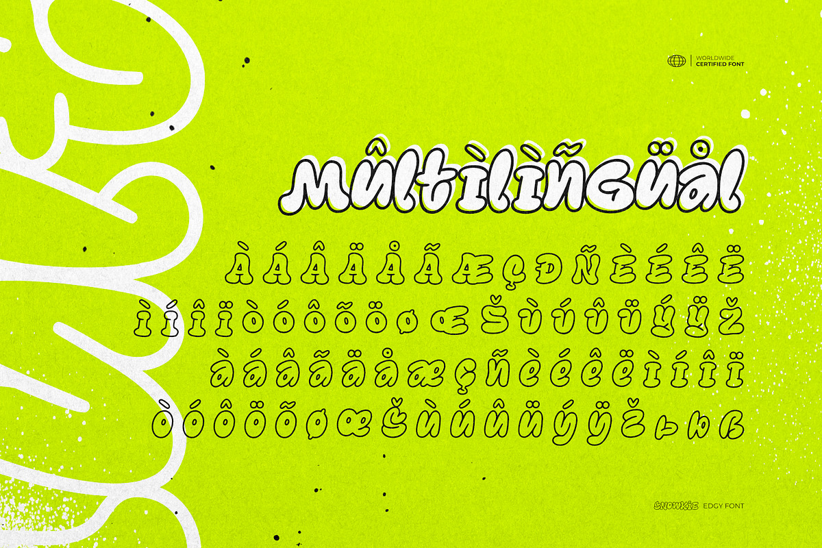 Snowkie - Edgy Font, a Handwritten Font by ikiiko (Photo 7 of 7)