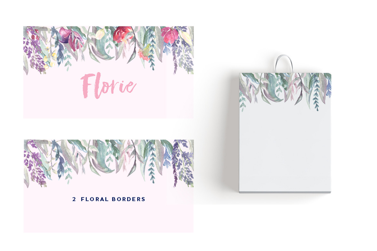 Florie Watercolor Design Kit, an Illustration by KitsPix (Photo 7 of 11)