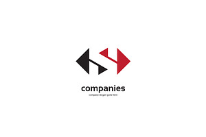Letter S Arrow Square Creeative Logo