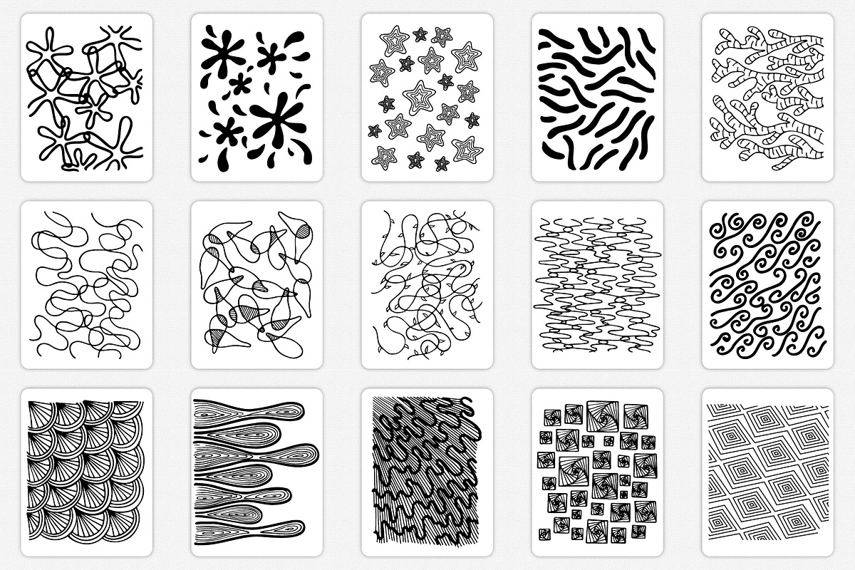 59 Patterned hand drawing, a Pattern Graphic by Pikgura (Photo 3 of 5)