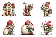 Easter Gnome Gingerbread House, an Illustration by CreationArt (Thumbnail 4 of 7)