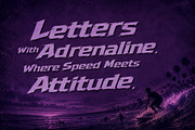 RageTrack - Fast Action Speed, a Sans Serif Font by HypeWorksCo (Thumbnail 4 of 15)
