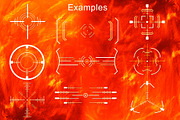 Crosshair Bundle SVG/PNG/EPS/Brushes, a Brush Add-On by xresch (Thumbnail 4 of 7)
