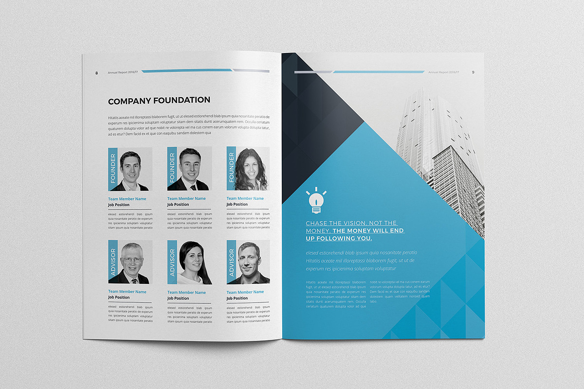 Annual Report, a Brochure Template by BrochuresFactory (Photo 6 of 11)