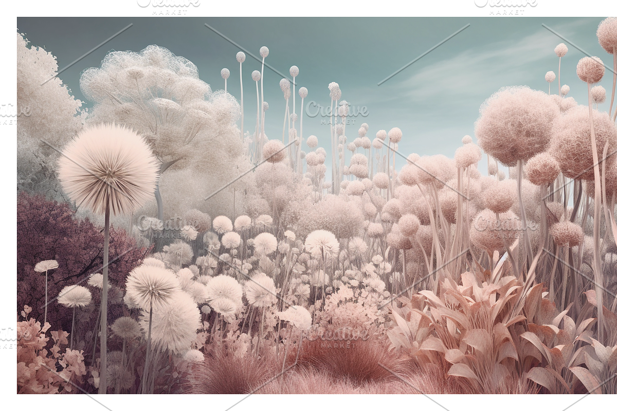 Zewe Collection · Zen Flowerscape, a Texture Illustration by milatovar (Photo 18 of 20)