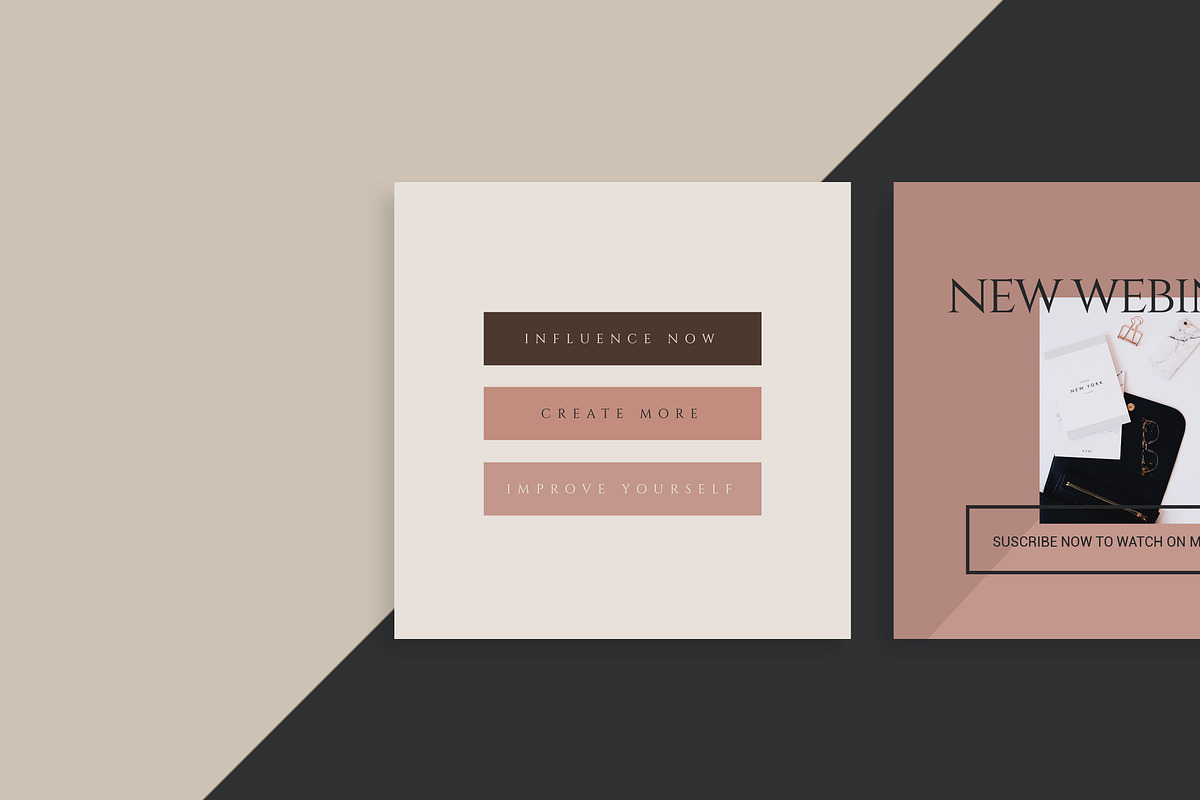 Fashion & Lifestyle Instagram Kit, a Social Media Template by Design District (Photo 12 of 19)
