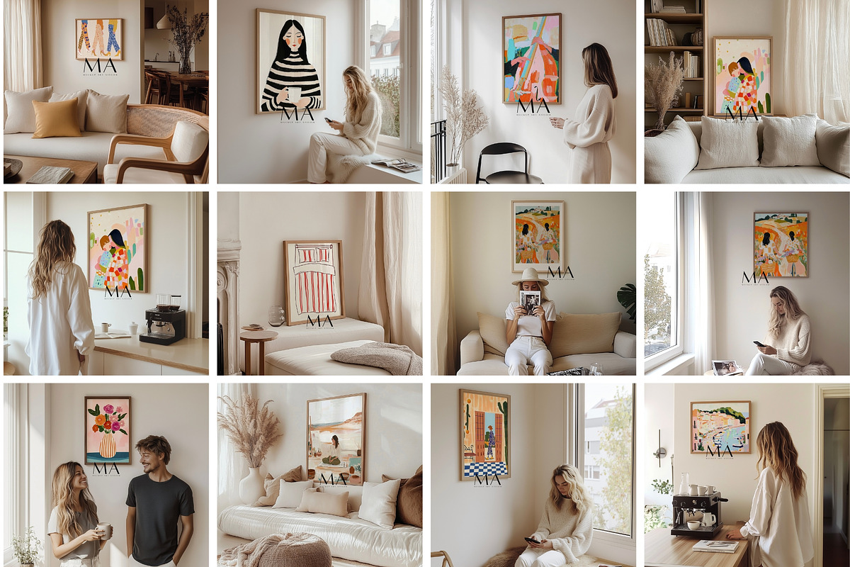 Entire Shop Frame Mockup Bundle, a Household Mockup by Mockup Art Atelier (Photo 9 of 55)