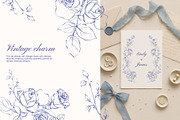 Vintage garden: lace & rose flowers, a Decorative Illustration by Yuliia Lashevska (Thumbnail 7 of 9)