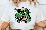 St Patrick's Day PNG,Funny Shamrock, an Illustration by Designking (Thumbnail 2 of 4)
