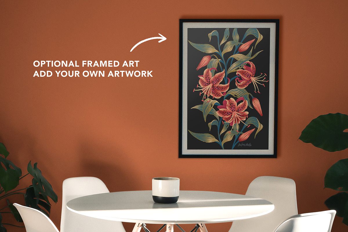 Interior Mockup - Modern Dining Room, a Household Mockup by Andrea Muller (Photo 3 of 7)