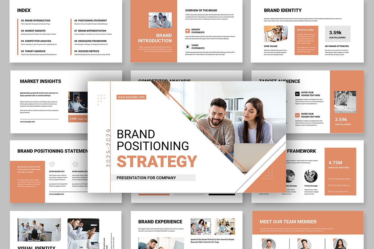 Brand  Strategy Presentation, a Presentation Template by MightyDesign (Photo 1 of 7)