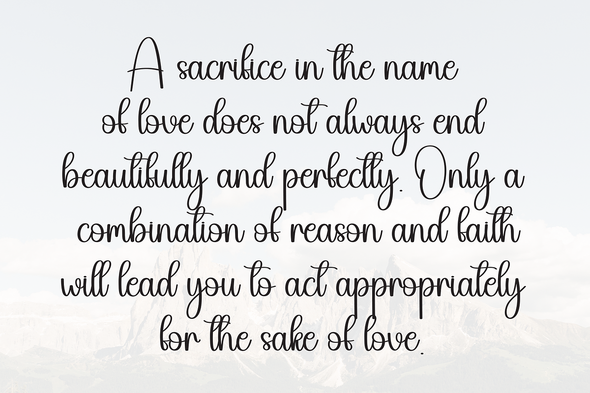 Bright Monday | Script Font, a Handwritten Font by Scratchones (Photo 6 of 9)