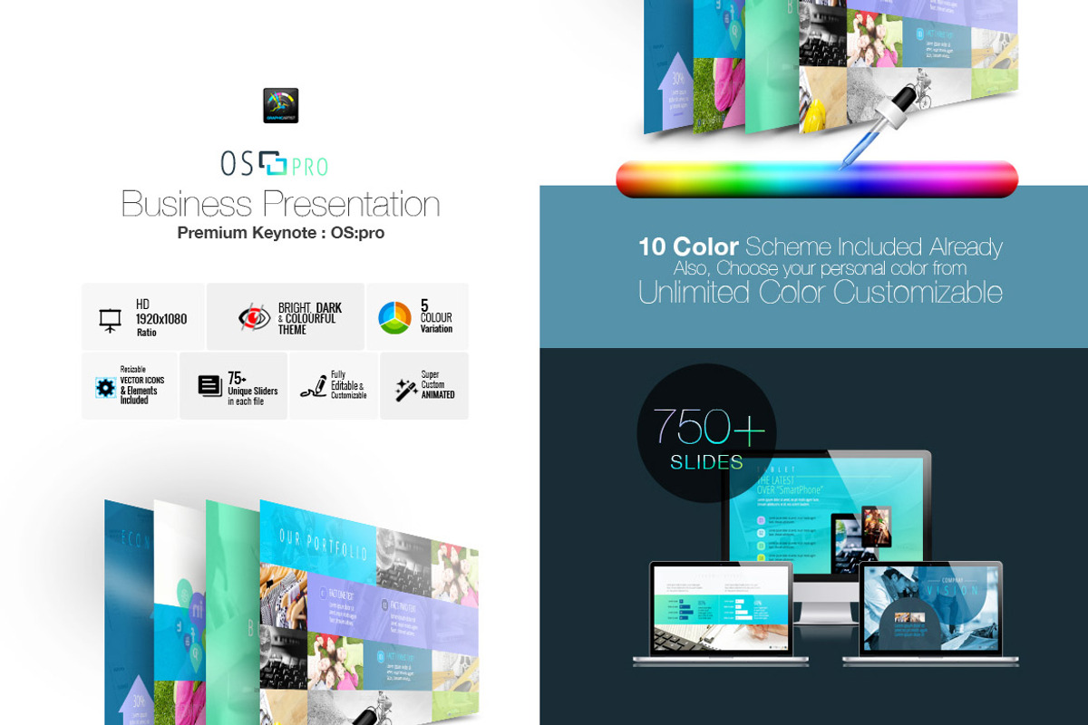 OS:Pro Keynote Template preview 2