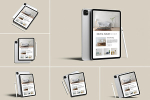 Tablet Pro Mockup, an iPad Mockup by Hubzway