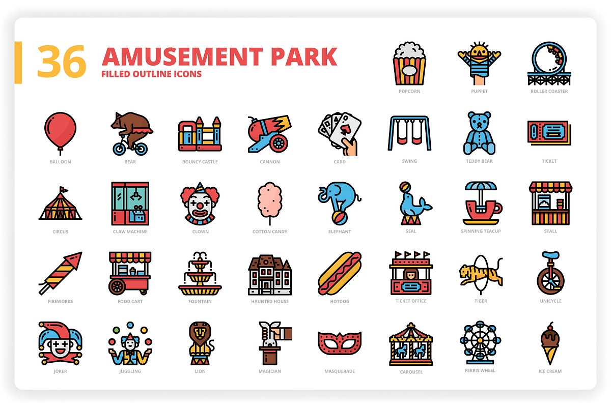 3,600 Icons x3 Styles, an Outline Icon by monkik (Photo 14 of 299)