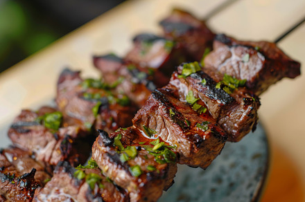 Detailed view of marinated beef tend, a Photo by Iftikhar Alam