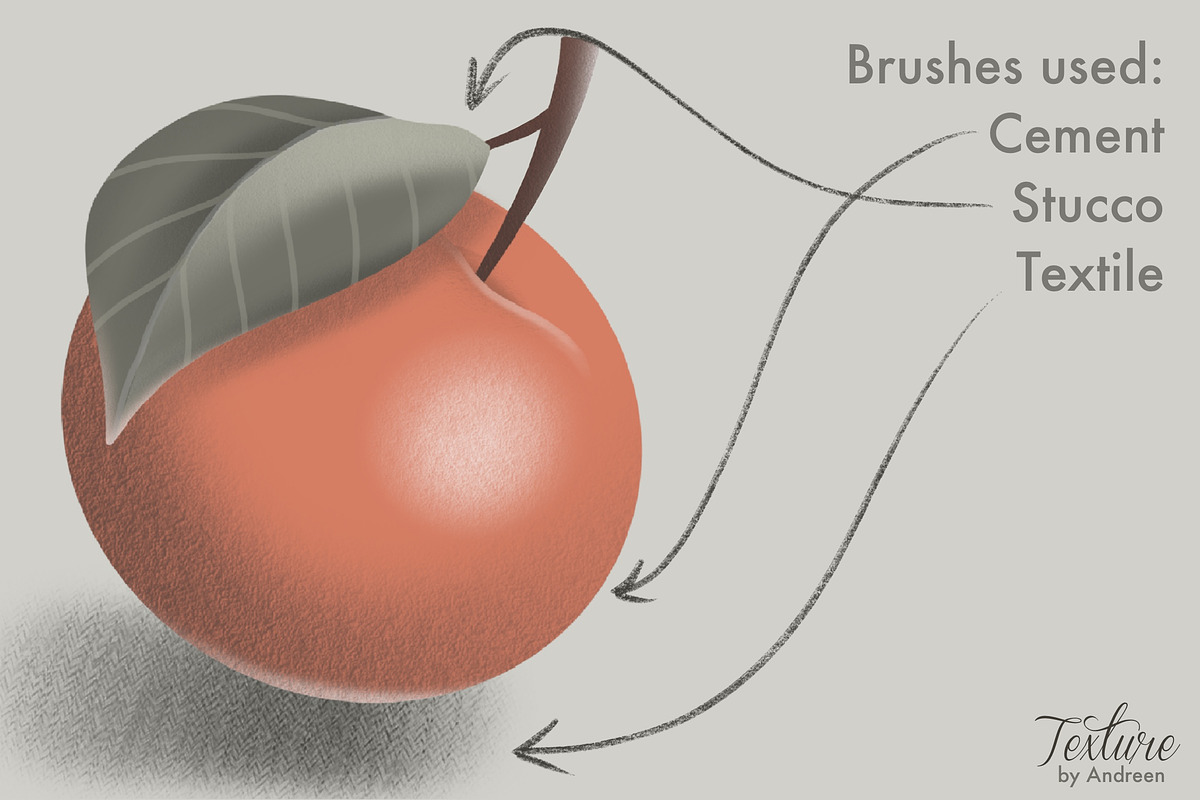 11 Texture brushes for Procreate, a Brush Add-On by Andreen (Photo 4 of 9)