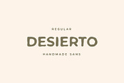 Desierto handwritten sans serif, a Sans Serif Font by supfonts (Thumbnail 1 of 9)