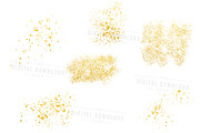 Gold Splatters Clipart | Gold Dust, an Object Graphic by The Digital Download Shop (Thumbnail 7 of 9)