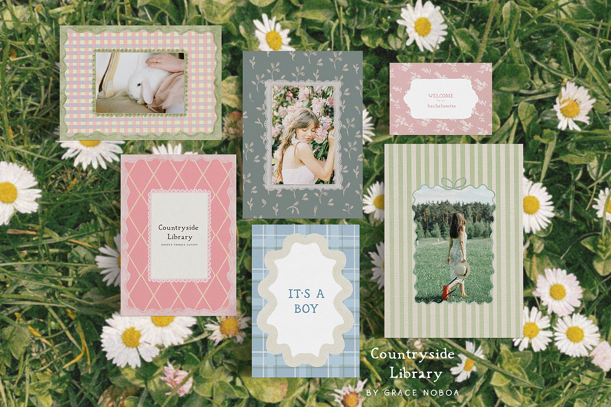 Countryside Pastel Spring Background, a Background Graphic by Grace Noboa Illustrations (Photo 3 of 15)