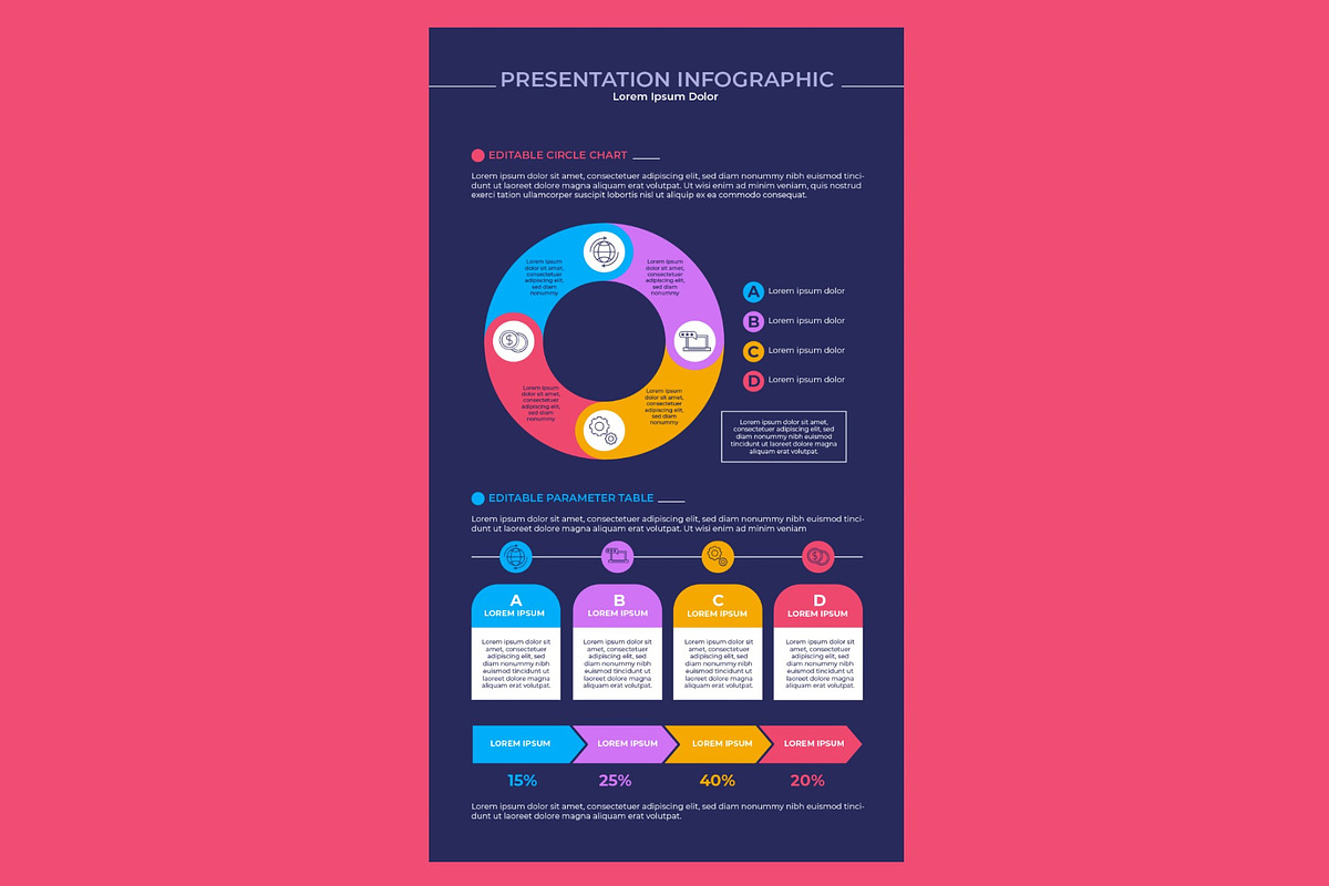 Business Data Infographic, a Templates & Theme by studiogstock (Photo 3 of 3)