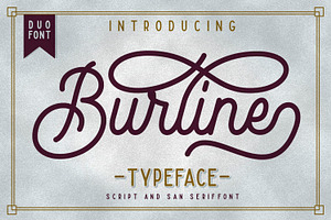 Burline Typeface