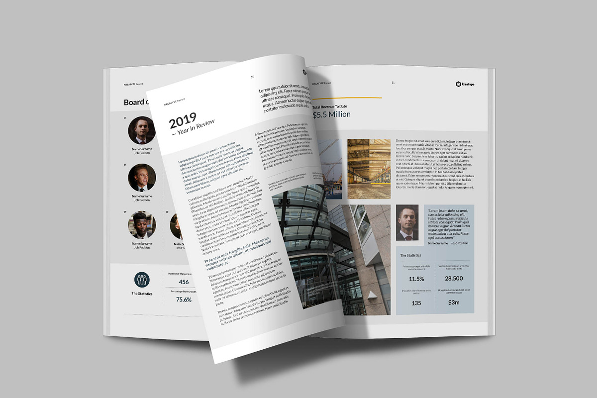 Kreatype Annual Report, a Brochure Template by Kreatype Studio (Photo 6 of 8)