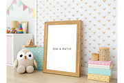 Frame Art Mockup For Nursery, a Product Mockup by TatiMockup (Thumbnail 2 of 5)