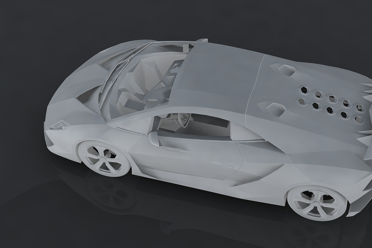 Lamborghini Sesto Elemento, a Cars & Vehicle 3D Model by valtriiu (Photo 12 of 12)