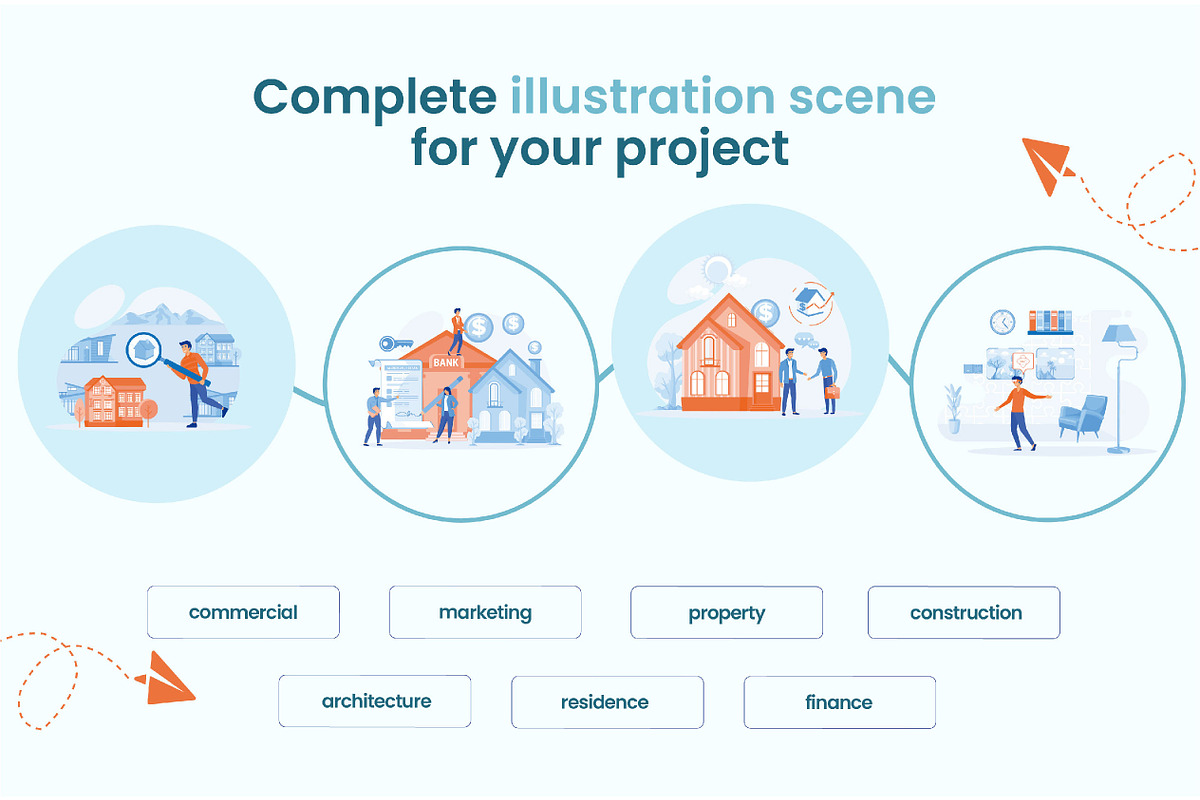 Real Estate Business set bundle, a Person Illustration by alwie99d (Photo 5 of 7)