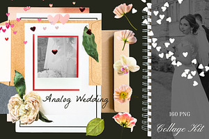Analog Wedding Collage Kit