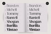 Praya - Modern Branding Font, a Serif Font by creativemedialab (Thumbnail 16 of 17)
