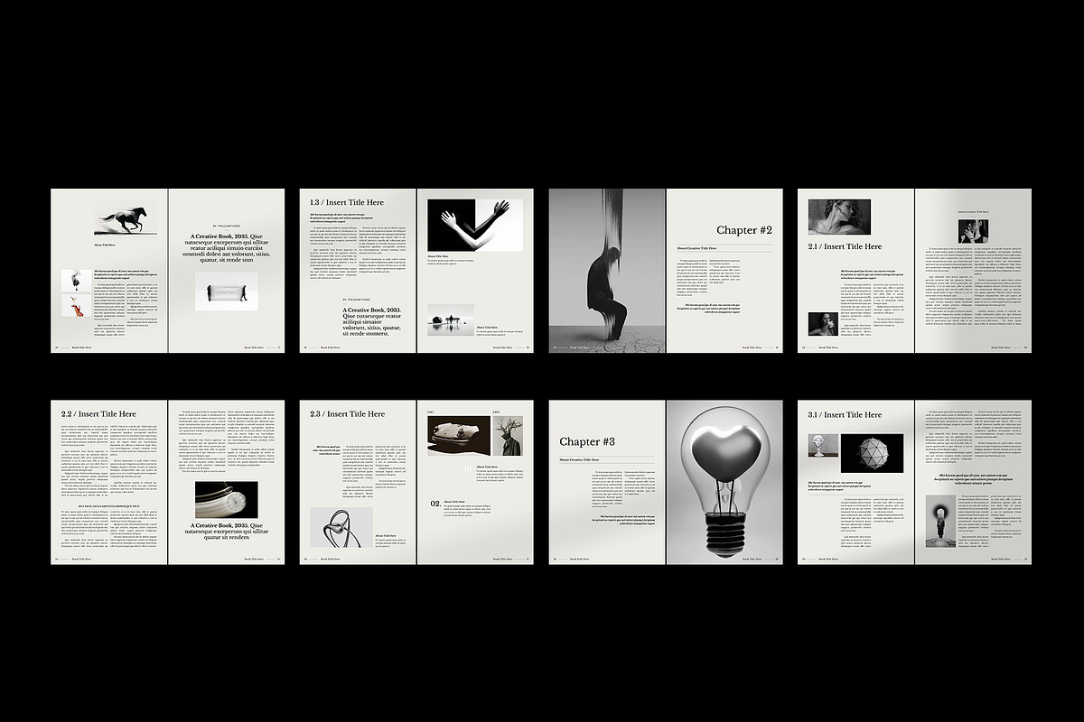 Book Title Layout Design Template, a Brochure Template by TemplateFolio-Shop (Photo 18 of 19)