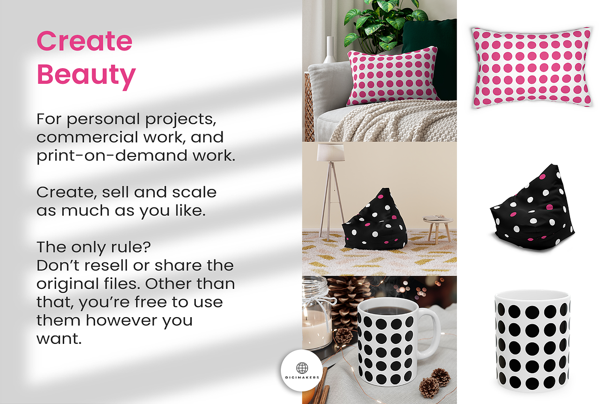Polka Dot Seamless Pattern, a Pattern Graphic by Nina Shaw (Photo 4 of 10)