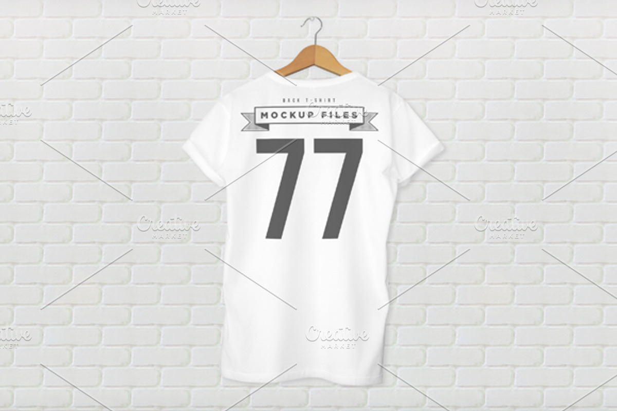 Back T-Shirt Design Mockup, a Hoody Mockup by DanFreebairn (Photo 1 of 3)
