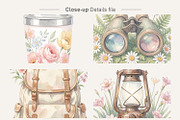 Vintage Floral Summer PNG, a Decorative Illustration by Artnoy (Thumbnail 4 of 18)