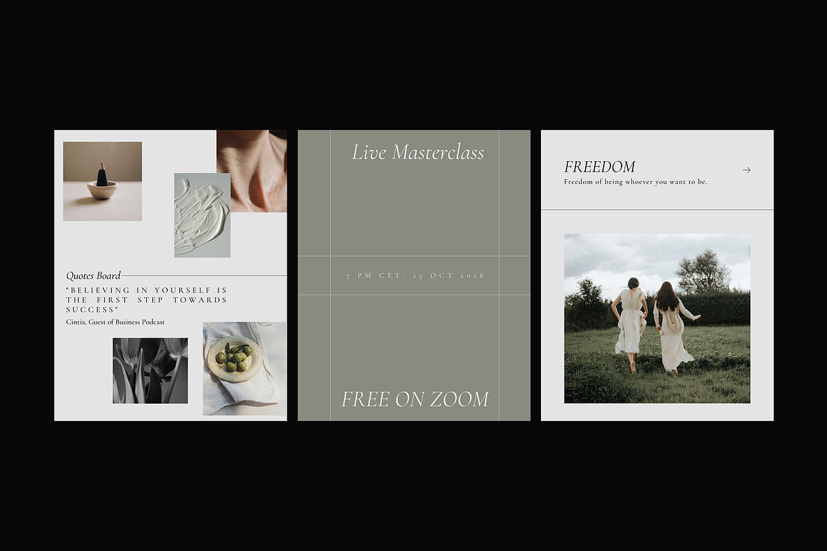 MARYGOLD Social Media Kit Canva, a Social Media Template by Aire Studio (Photo 4 of 8)