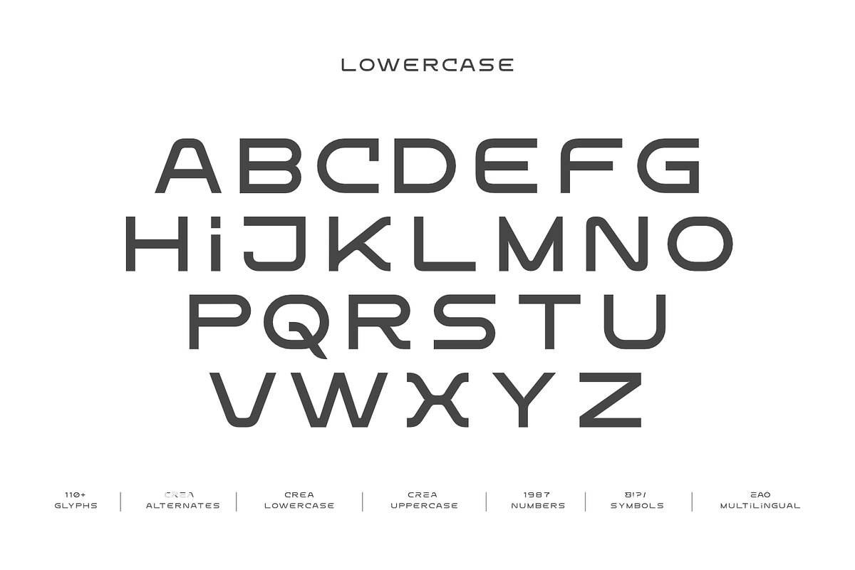 Egos-Futuristic Sci-Fi Display Font, a Sans Serif Font by Linecreative (Photo 4 of 10)