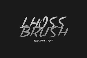 Lhoss Brush - Font