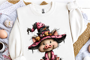 Halloween Farm Animals Clipart, a Seasonal Illustration by OK Design (Thumbnail 5 of 6)