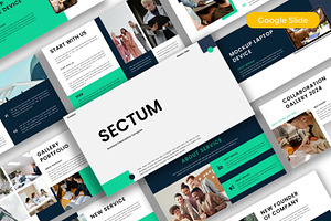Sectrum – Business Google Slide, a Presentation Template by kreatifreya