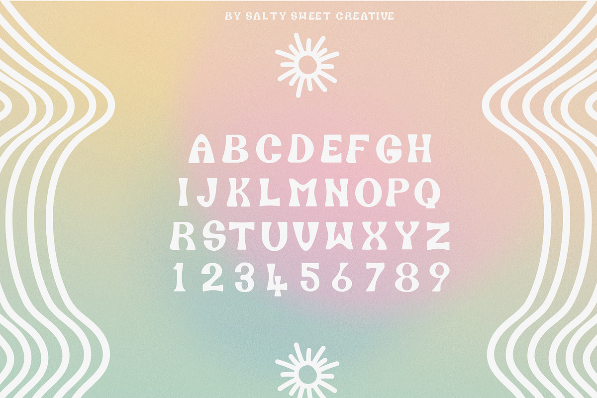 Expression Session Display Font, a Font by Salty Sweet Creative (Photo 2 of 5)