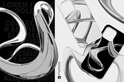 Liquid Chrome Abstract 3D Elements, an Object Graphic by Youandigraphics (Thumbnail 6 of 13)